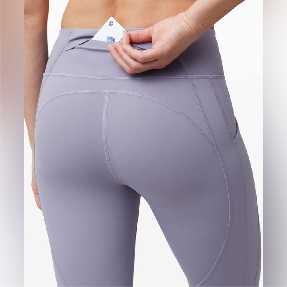 Lululemon Time To Sweat Crop 23" in Peri Purple Size 6 - Picture 3 of 7